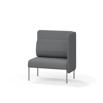 Adapt 90 sohva, medium selkänoja, sivupaneeli vasemmalla, ik 45, K 108