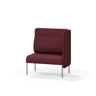 Adapt 90 sohva, medium selkänoja, sivupaneeli vasemmalla, ik 45, K 108