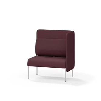 Adapt 90 sohva, medium selkänoja, sivupaneeli vasemmalla, ik 45, K 108