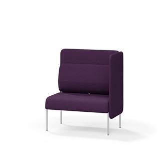 Adapt 90 sohva, medium selkänoja, sivupaneeli vasemmalla, ik 45, K 108