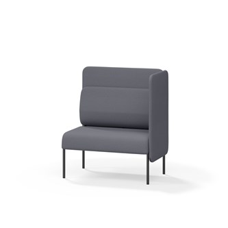 Adapt 90 sohva, medium selkänoja, sivupaneeli vasemmalla, ik 45, K 108