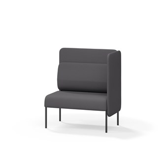 Adapt 90 sohva, medium selkänoja, sivupaneeli vasemmalla, ik 45, K 108