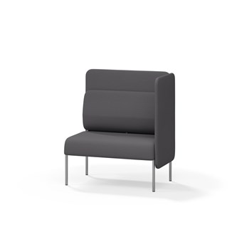 Adapt 90 sohva, medium selkänoja, sivupaneeli vasemmalla, ik 45, K 108