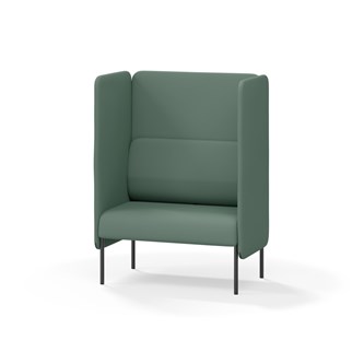 Adapt 90 sohva, korkea selkänoja, sivupaneeleilla, ik 45, K 128
