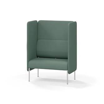 Adapt 90 sohva, korkea selkänoja, sivupaneeleilla, ik 45, K 128