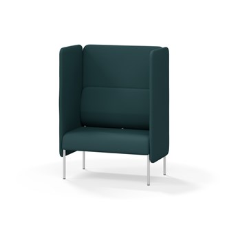 Adapt 90 sohva, korkea selkänoja, sivupaneeleilla, ik 45, K 128