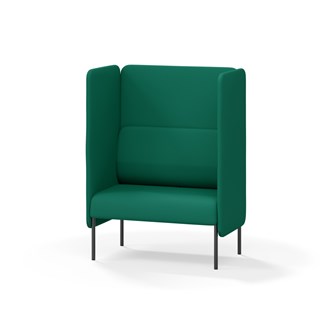 Adapt 90 sohva, korkea selkänoja, sivupaneeleilla, ik 45, K 128