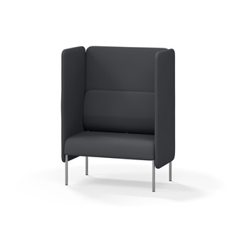 Adapt 90 sohva, korkea selkänoja, sivupaneeleilla, ik 45, K 128
