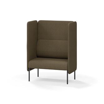 Adapt 90 sohva, korkea selkänoja, sivupaneeleilla, ik 45, K 128