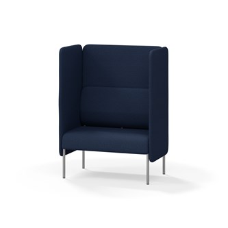 Adapt 90 sohva, korkea selkänoja, sivupaneeleilla, ik 45, K 128