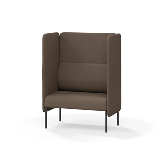 Adapt 90 sohva, korkea selkänoja, sivupaneeleilla, ik 45, K 128