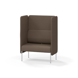 Adapt 90 sohva, korkea selkänoja, sivupaneeleilla, ik 45, K 128