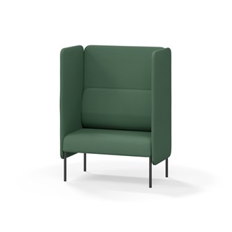 Adapt 90 sohva, korkea selkänoja, sivupaneeleilla, ik 45, K 128