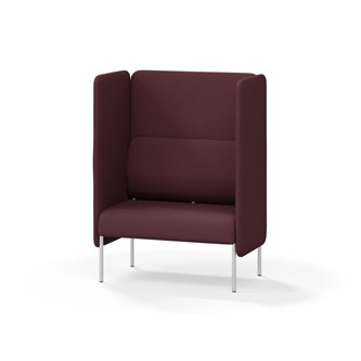Adapt 90 sohva, korkea selkänoja, sivupaneeleilla, ik 45, K 128