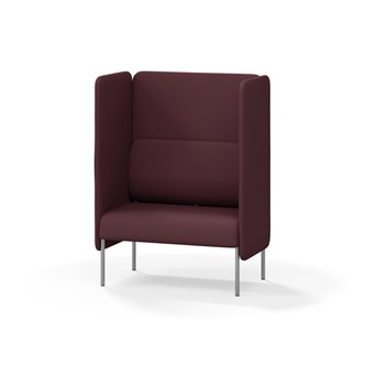 Adapt 90 sohva, korkea selkänoja, sivupaneeleilla, ik 45, K 128