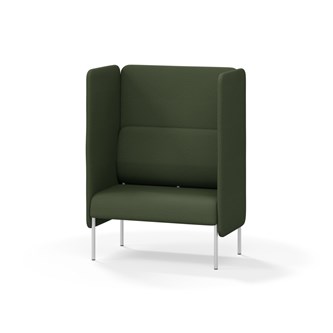 Adapt 90 sohva, korkea selkänoja, sivupaneeleilla, ik 45, K 128