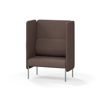 Adapt 90 sohva, korkea selkänoja, sivupaneeleilla, ik 45, K 128