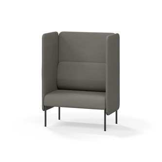 Adapt 90 sohva, korkea selkänoja, sivupaneeleilla, ik 45, K 128