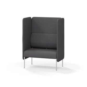 Adapt 90 sohva, korkea selkänoja, sivupaneeleilla, ik 45, K 128