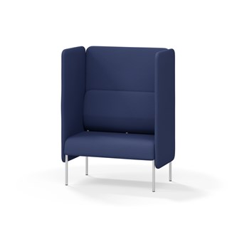 Adapt 90 sohva, korkea selkänoja, sivupaneeleilla, ik 45, K 128