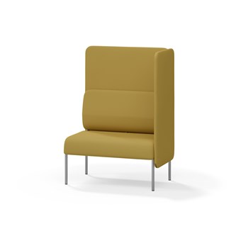 Adapt 90 sohva, korkea selkänoja, sivupaneeli vasemmalla, ik 45, K 128