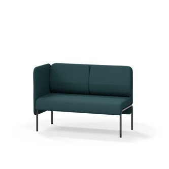 Adapt 120 sohva, matala selkänoja, sivupaneeli oikealla, ik 45, K 88