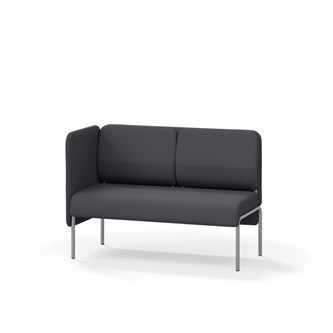 Adapt 120 sohva, matala selkänoja, sivupaneeli oikealla, ik 45, K 88
