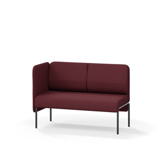 Adapt 120 sohva, matala selkänoja, sivupaneeli oikealla, ik 45, K 88
