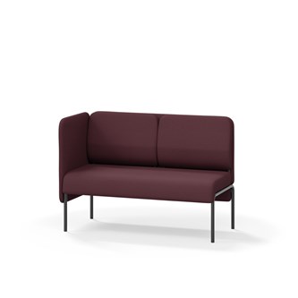 Adapt 120 sohva, matala selkänoja, sivupaneeli oikealla, ik 45, K 88