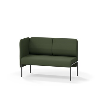 Adapt 120 sohva, matala selkänoja, sivupaneeli oikealla, ik 45, K 88