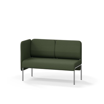 Adapt 120 sohva, matala selkänoja, sivupaneeli oikealla, ik 45, K 88