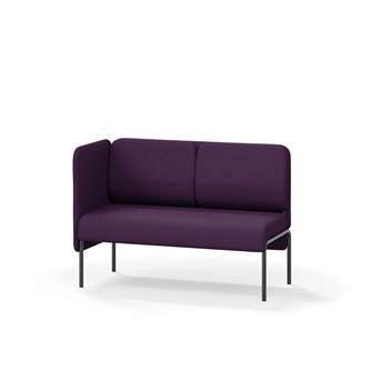 Adapt 120 sohva, matala selkänoja, sivupaneeli oikealla, ik 45, K 88