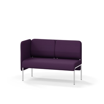 Adapt 120 sohva, matala selkänoja, sivupaneeli oikealla, ik 45, K 88