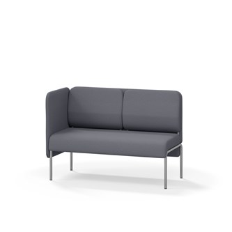 Adapt 120 sohva, matala selkänoja, sivupaneeli oikealla, ik 45, K 88