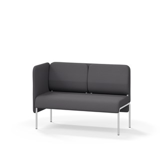 Adapt 120 sohva, matala selkänoja, sivupaneeli oikealla, ik 45, K 88