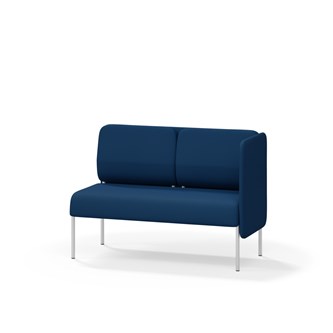 Adapt 120 sohva, matala selkänoja, sivupaneeli vasemmalla, ik 45, K 88