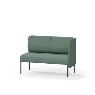Adapt 120 sohva, matala selkänoja, sivupaneeli vasemmalla, ik 45, K 88