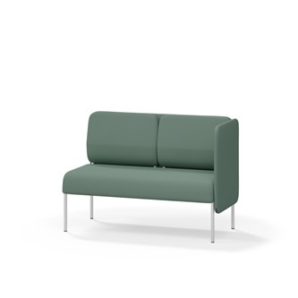 Adapt 120 sohva, matala selkänoja, sivupaneeli vasemmalla, ik 45, K 88