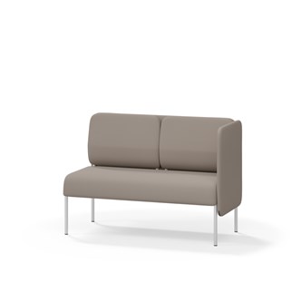 Adapt 120 sohva, matala selkänoja, sivupaneeli vasemmalla, ik 45, K 88