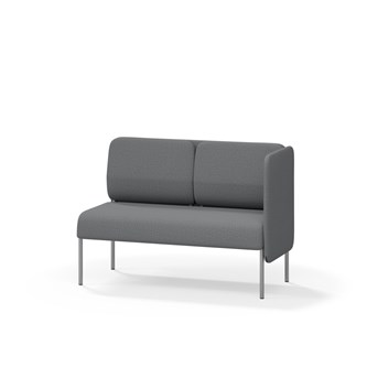 Adapt 120 sohva, matala selkänoja, sivupaneeli vasemmalla, ik 45, K 88