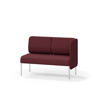 Adapt 120 sohva, matala selkänoja, sivupaneeli vasemmalla, ik 45, K 88