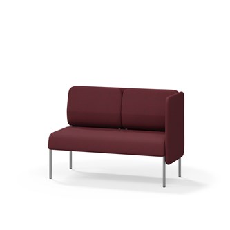 Adapt 120 sohva, matala selkänoja, sivupaneeli vasemmalla, ik 45, K 88