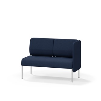 Adapt 120 sohva, matala selkänoja, sivupaneeli vasemmalla, ik 45, K 88