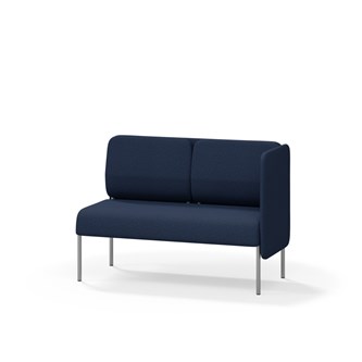 Adapt 120 sohva, matala selkänoja, sivupaneeli vasemmalla, ik 45, K 88