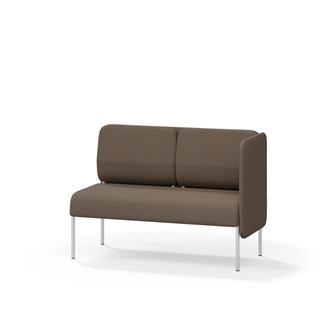Adapt 120 sohva, matala selkänoja, sivupaneeli vasemmalla, ik 45, K 88