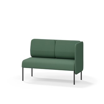 Adapt 120 sohva, matala selkänoja, sivupaneeli vasemmalla, ik 45, K 88