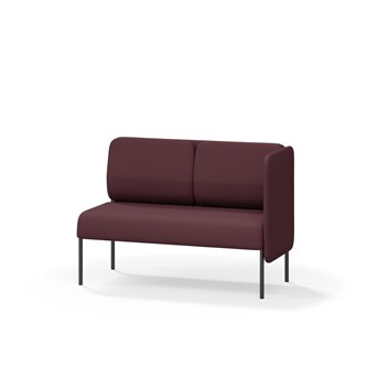 Adapt 120 sohva, matala selkänoja, sivupaneeli vasemmalla, ik 45, K 88