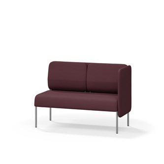 Adapt 120 sohva, matala selkänoja, sivupaneeli vasemmalla, ik 45, K 88