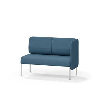Adapt 120 sohva, matala selkänoja, sivupaneeli vasemmalla, ik 45, K 88