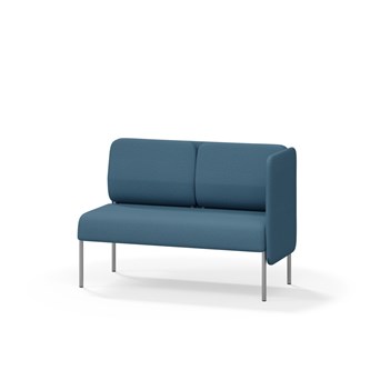 Adapt 120 sohva, matala selkänoja, sivupaneeli vasemmalla, ik 45, K 88